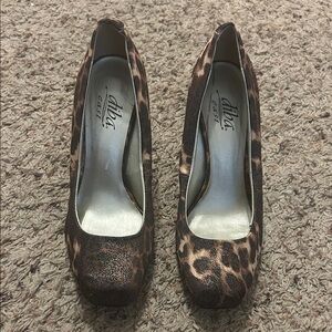 Aldo Leopard Print Heels